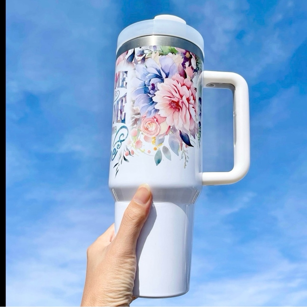 Love me or hate me I’m still gonna SHINE Personalized 40 oz Tumbler with hand - Picture 2 of 3